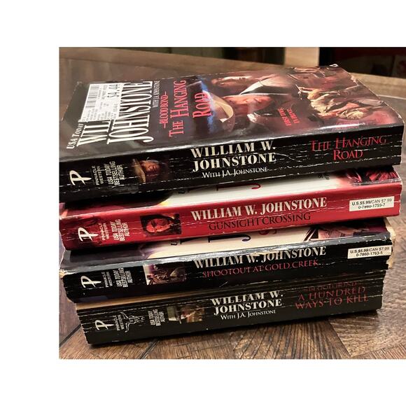 William W. Johnstone, Blood Bond Series, Lot of 4 Western Novels Books Paperback - Picture 3 of 8
